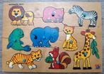Vintage/Steinmeier/2121/Dieren/Houten puzzel, Ophalen of Verzenden, Gebruikt, Van hout