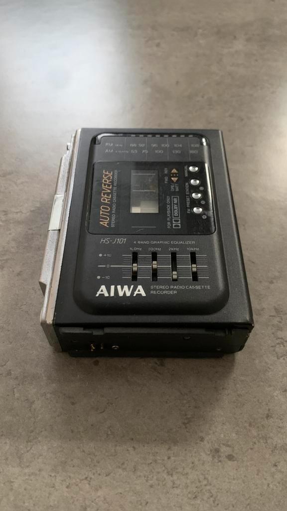 Walkman Aiwa HS-J101 rare de 1987, TV, Hi-fi & Vidéo, Walkman, Discman & Lecteurs de MiniDisc, Walkman ou Baladeur, Enlèvement ou Envoi