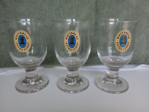 3x Whitbread Extra Stout, Verzamelen, Biermerken, Zo goed als nieuw, Glas of Glazen, Overige merken, Ophalen of Verzenden