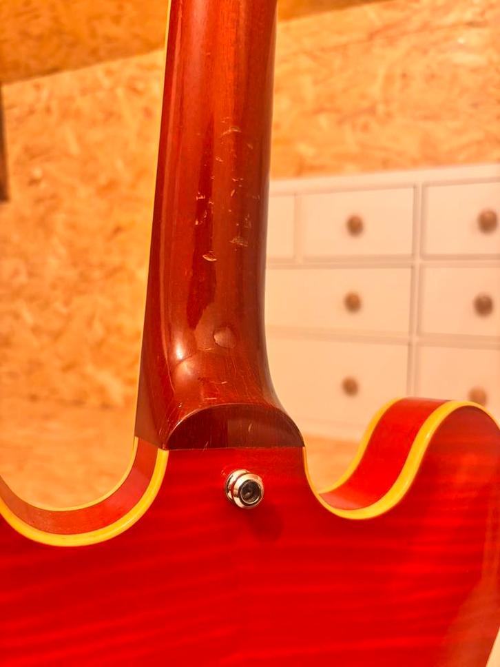 Stafford RSA-335 made in Japan, Muziek en Instrumenten, Snaarinstrumenten | Gitaren | Elektrisch, Gebruikt, Semi-solid body, Overige merken