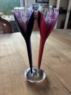 4 tulpvormige Champagneglazen van Moët&Chandon., Verzamelen, Ophalen, Zo goed als nieuw