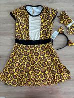 Panterjurk + oortjes en handschoenen, Enlèvement ou Envoi, Neuf, 134 à 140, Fille
