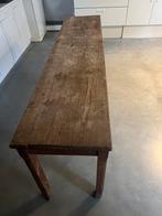 2 Smalle, lange houten tafels, Ophalen of Verzenden, Zo goed als nieuw