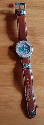 Zeldzaam vintage horloge, origineel jongenshorloge London153, Overige merken, Leer, Staal, Polshorloge