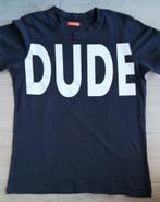 Donkerblauwe T-shirt - Hema - maat 158-164., Ophalen of Verzenden, Zo goed als nieuw, HEMA, Shirt of Longsleeve