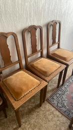 6 vintage stoelen, Antiek en Kunst, Antiek | Meubels | Stoelen en Sofa's, Ophalen