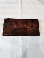 Porte - feuille en véritable serpent brun 21 X 11 cm, Ophalen, Zo goed als nieuw, Bruin