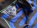 NIEUW. T. HILFIGER polo shirt slim fit  l.m. - Small, Nieuw, Tommy Hilfiger, Blauw, Lange mouw