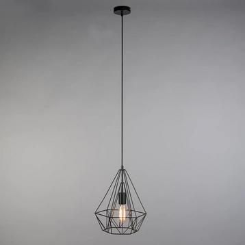 Hanglamp industrieel incl. lamp, Huis en Inrichting, Lampen | Hanglampen, Ophalen of Verzenden, Zo goed als nieuw