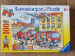 Ravensburger puzzel - Brandweer - # 100, Ophalen of Verzenden, Minder dan 500 stukjes, Zo goed als nieuw, Legpuzzel