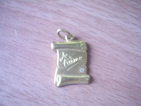 très beau pendentif en plaqué or " je t'aime", Bijoux, Sacs & Beauté, Pendentifs, Or, Or, Envoi