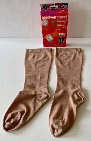 Mediven Travel bas contention XL chaussettes voyage, Divers, Envoi, Comme neuf