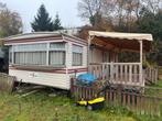 Wooncaravan 11m x 3m70 met houten dek, Tot en met 6