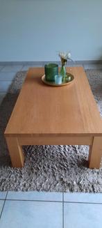 lichte eikenfineer scandinavische salontafel L1.3B0.7H0.39, Huis en Inrichting, Ophalen, Gebruikt