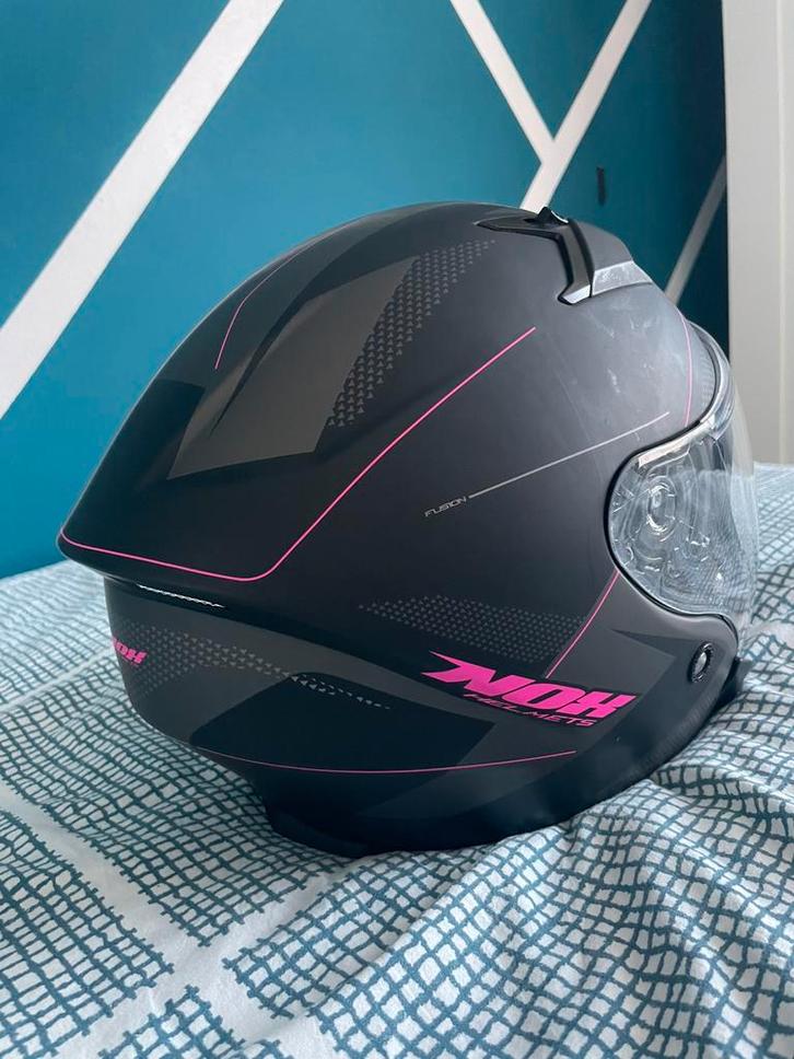 Casque moto jet Nox N127, Fietsen en Brommers, Brommerhelmen, Zo goed als nieuw, Ophalen of Verzenden