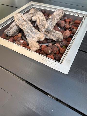 Vuurtafel Cosi fire (Cosi loft100) teak perfecte staat, Enlèvement, Utilisé