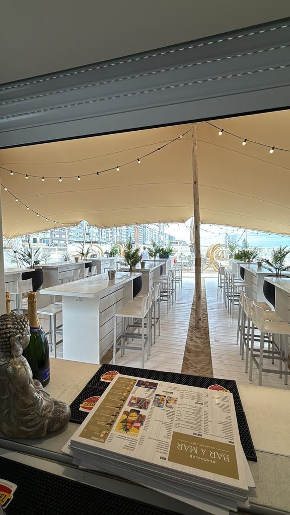 Hoge bartafels met stoelen, Huis en Inrichting, Tafels | Statafels, Gebruikt, Ophalen
