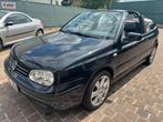 Vw golf cabrio 1.8i 2000 180000km airco! AUTOMAAT!, Auto's, Volkswagen, Automaat, Cabriolet, Zwart, Leder