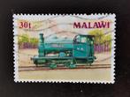 Malawi 1987 - trains - locomotive, Timbres & Monnaies, Timbres | Timbres thématiques, Trains, Affranchi, Enlèvement ou Envoi