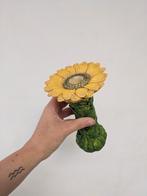 Vintage zonnebloem kandelaar, Enlèvement ou Envoi