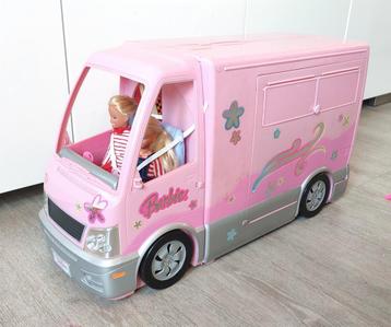 Barbie camper (vintage 2006) met openklapbaar zwembad