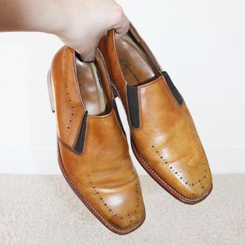 Prachtige Leren Van Bommel Schoenen -s29 (Maat 9/43½) €145,- beschikbaar voor biedingen