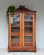 Antieke Biedermeier XL kuifkast vintage meidenkast kast, Ophalen of Verzenden