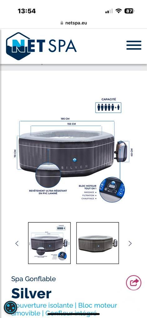 Jacuzzi netspa, Jardin & Terrasse, Jacuzzis, Utilisé