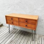 Vintage retro lowboard ladekast sideboard, Ophalen, Zo goed als nieuw