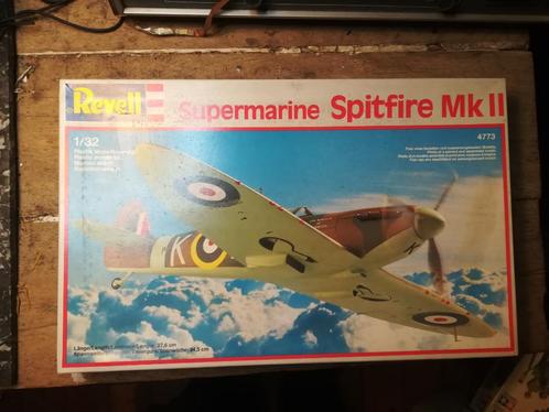 Supermarine Spitfire Mk II 1/32e Revell, Hobby en Vrije tijd, Modelbouw | Vliegtuigen en Helikopters, Zo goed als nieuw, Vliegtuig