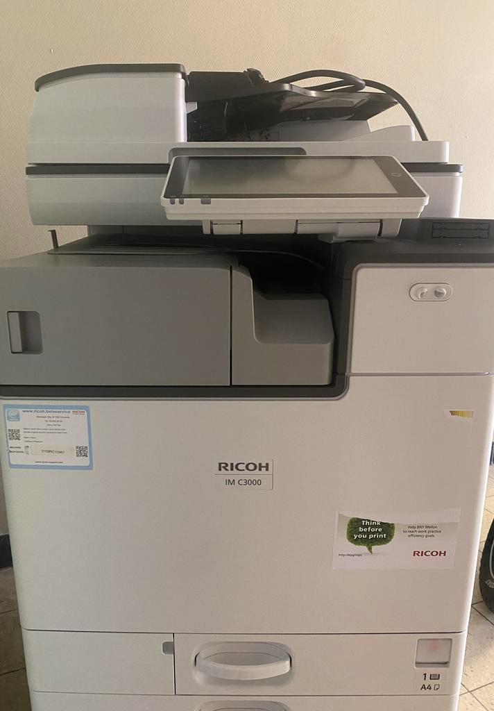 Printer RICOH IM C3000, Computers en Software, Printers, Zo goed als nieuw, Printer, Laserprinter, Kleur printen, Kopieren, Scannen
