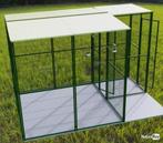 Volière jardin 2x2x2 m + SAS 1x1x2 m perruche inséparable, Verzenden, Nieuw, Metaal, Volière