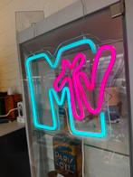 MTV reclame NeoN verlichting, Verzamelen, Ophalen of Verzenden, Gebruikt, Lichtbak of (neon) lamp