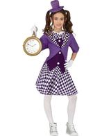 Verkleedkleding Alice in Wonderland / Hoedenmaker 10-12 j, Kinderen en Baby's, Ophalen of Verzenden, Zo goed als nieuw, 134 t/m 140