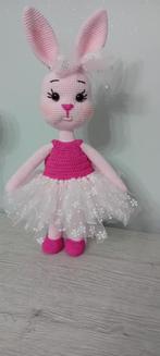 Amigurumi konijn meisje of jongen, Ophalen of Verzenden, Nieuw, Konijn