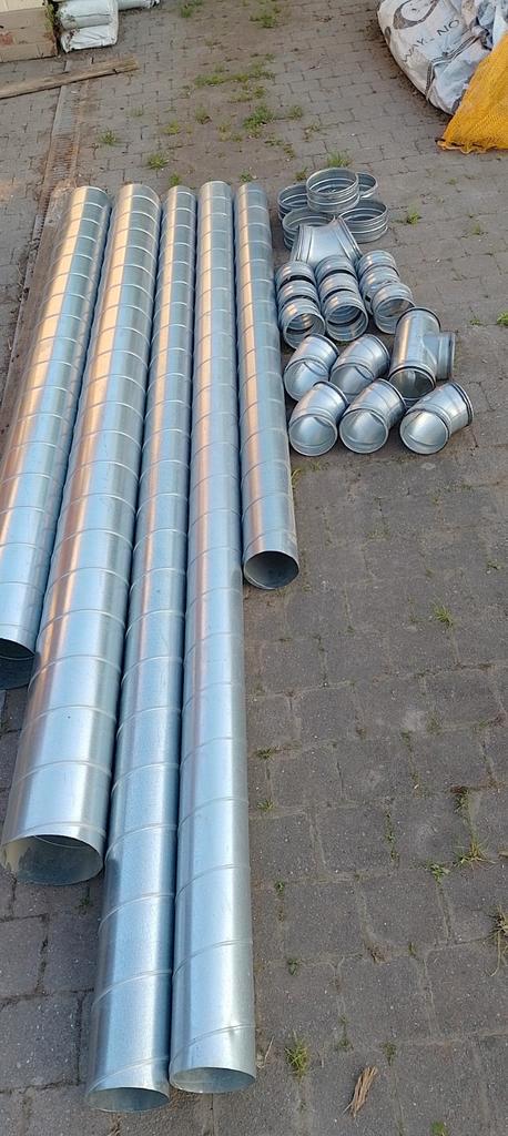 Ventilatiebuizen te koop per diameter + gratis koppelstukken, Doe-het-zelf en Bouw, Buizen en Afvoer, Bochten, Ophalen