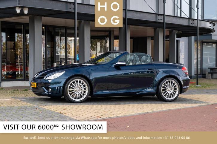 Mercedes-Benz SLK AMG 55 (bj 2005, automaat), Auto's, Mercedes-Benz, Bedrijf, Te koop, SLK, Lederen bekleding, Open dak, Benzine