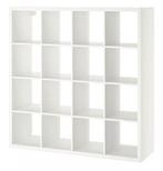 Ikea Kallax kast wit 4x4 - 147 x 147 cm, Ophalen, Gebruikt
