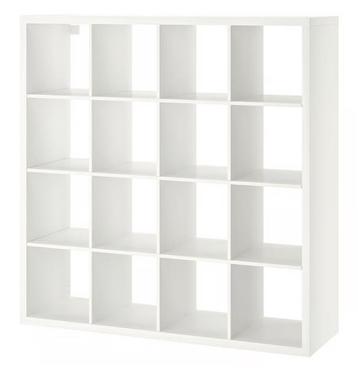 Ikea Kallax kast wit 4x4 - 147 x 147 cm beschikbaar voor biedingen