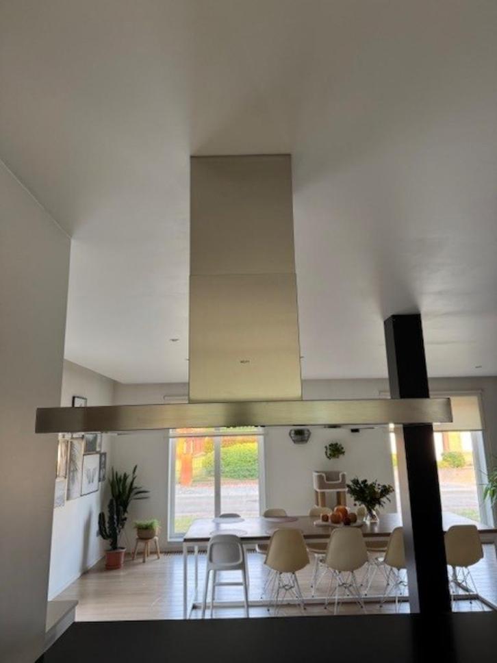 Novy eiland dampkap flat'line, Elektronische apparatuur, Afzuigkappen, Gebruikt, Vrijstaand, Eilandschouwkap, Ophalen