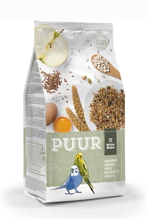PUUR Grasparkiet 750 Gram / PUUR Smaken / PUUR Genieten, Dieren en Toebehoren, Dierenvoeding, Ophalen of Verzenden