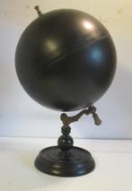 grote vintage zwarte school wereldbol globe   137, Verzenden