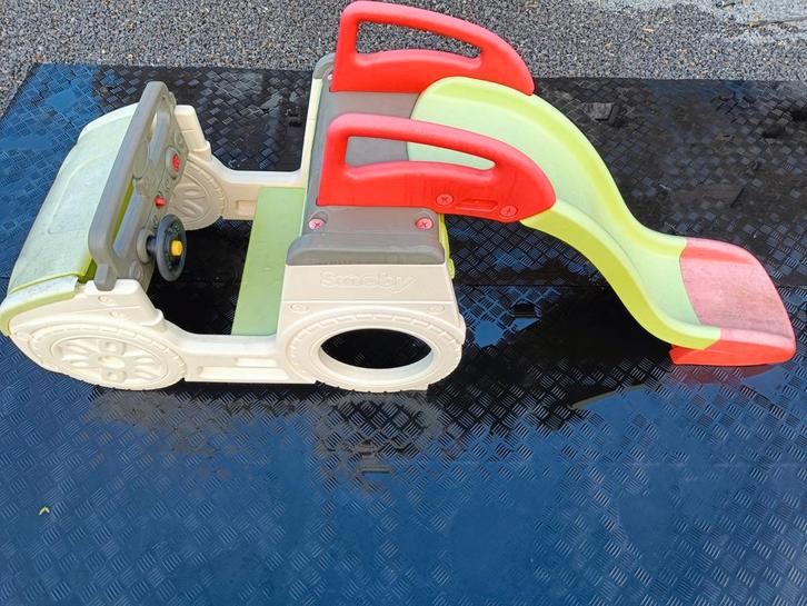 Smoby Adventure Car toboggan, Kinderen en Baby's, Speelgoed | Buiten | Speeltoestellen, Glijbaan, Zandbak