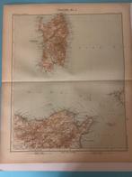 Oude kaart, Boeken, Atlassen en Landkaarten, Ophalen of Verzenden, Gelezen