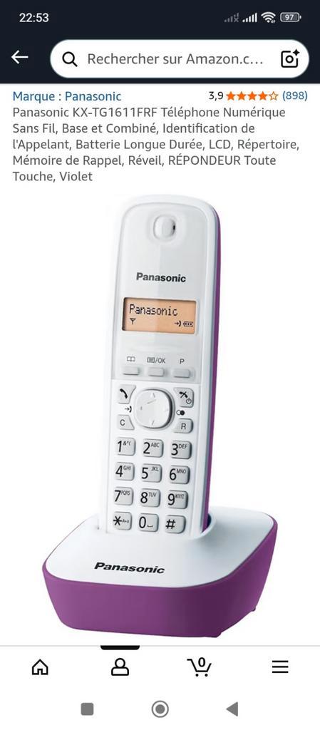 Téléphone fixe Panasonic neuf, Télécoms, Téléphones fixes | Combinés & sans fil, Enlèvement ou Envoi