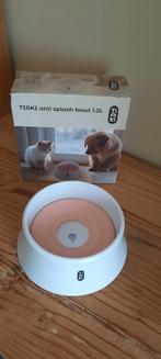 Nieuwe anti splash bowl van tiaki, Dieren en Toebehoren, Hondenvoerbakken en Drinkbakken, Ophalen of Verzenden, Anti-knoei, Nieuw