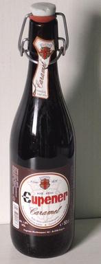 Ancienne bouteille "Eupener Bier" bière au caramel (remplie), Ophalen of Verzenden, Nieuw, Flesje(s), Overige merken