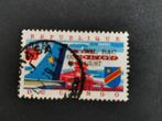 Republique du Congo 1967 - overprint 1er VOL BAC ONE ELEVEN, Postzegels en Munten, Ophalen of Verzenden, Gestempeld, Vliegtuigen