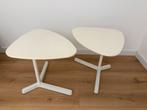 2 bijzettafeltjes ikea wit, Huis en Inrichting, Ophalen, Gebruikt