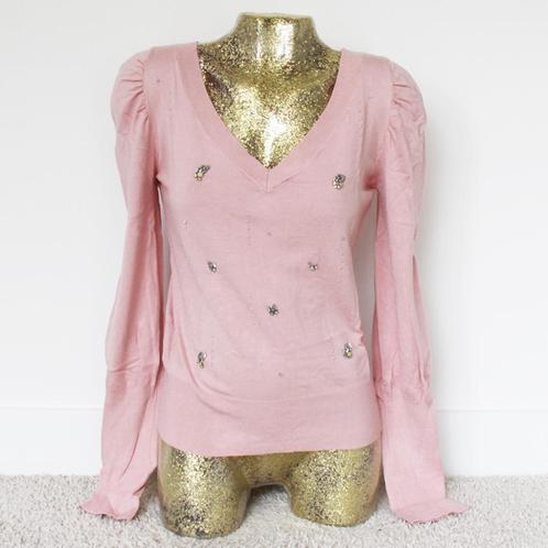 Magnifique pull LiuJo - 93 (M) €30, -, Vêtements | Femmes, Pulls & Gilets, Comme neuf, Taille 38/40 (M), Rose, Envoi